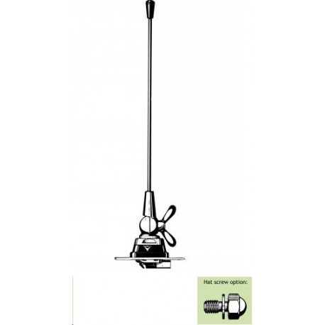 RUR WB-1/4W-HD - ANTENNA CON RESORTE 1/4 UHF-VHF 132-525 MHX - Off Road - Foto 4